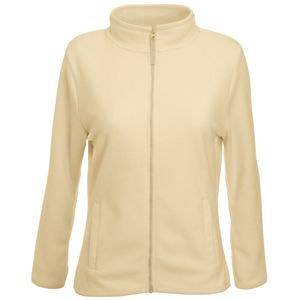 Толстовка "Lady-Fit Micro Jacket", бежевый_XS, 100% п/э, 250 г/м2 Толстовка "Lady-Fit Micro Jacket", бежевый_XS, 100% п/э, 250 г/м2