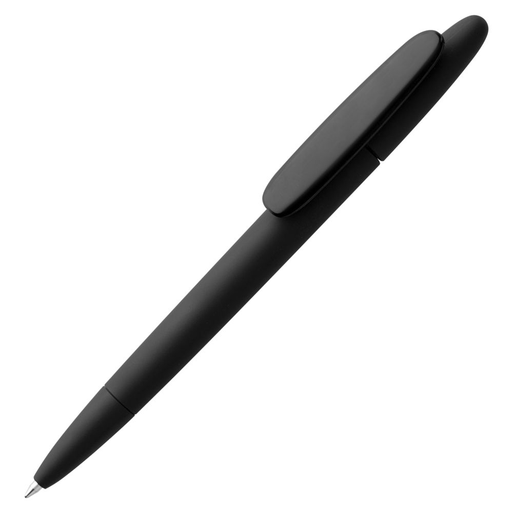 Ручка шариковая Prodir DS5 TRR-P Soft Touch, черная Ручка шариковая Prodir DS5 TRR-P Soft Touch, черная