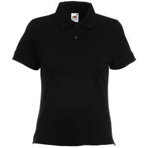 Поло "Lady-Fit Polo", черный_XS, 97% х/б, 3% эластан, 220 г/м2 Поло "Lady-Fit Polo", черный_XS, 97% х/б, 3% эластан, 220 г/м2