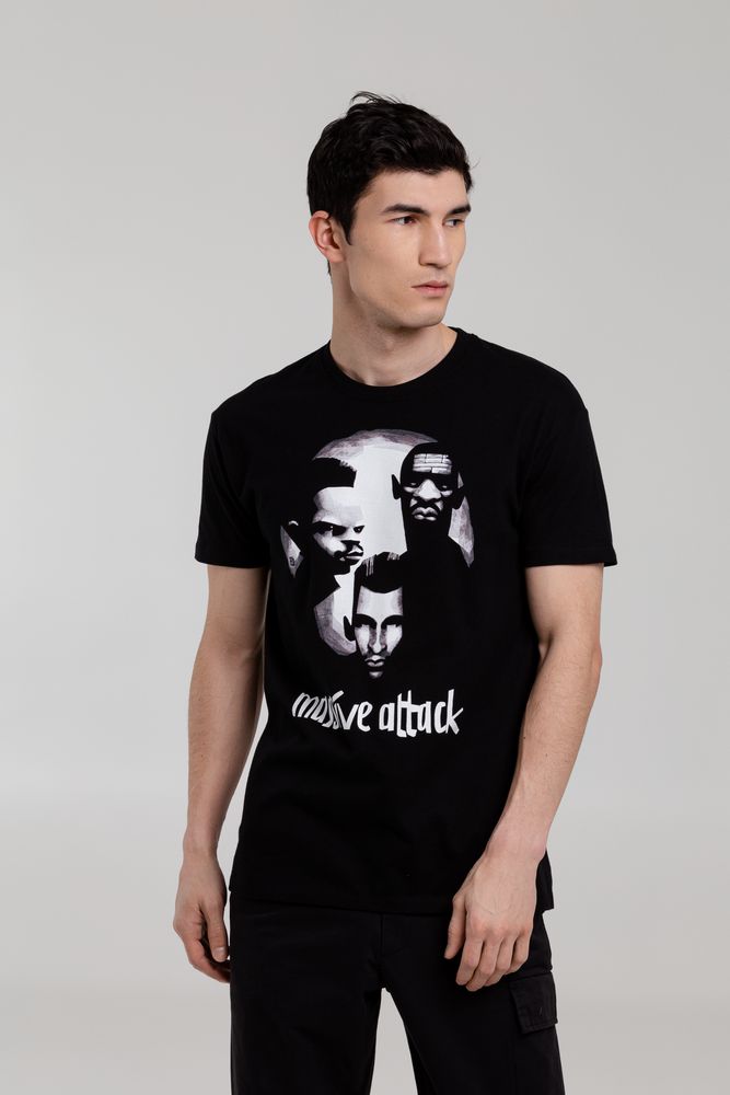 Футболка «Меламед. Massive Attack», черная, размер S Футболка «Меламед. Massive Attack», черная, размер S