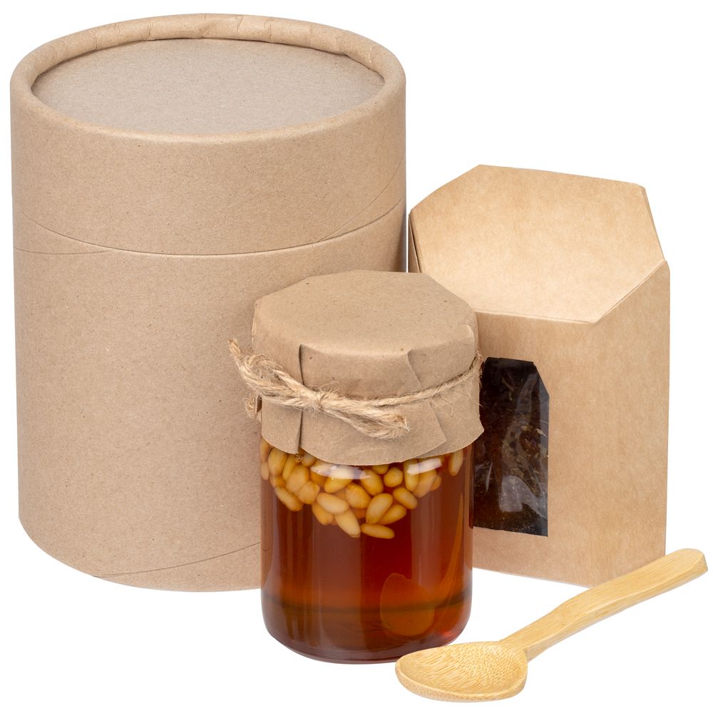 Набор Honey Fields, мед с кедровыми орехами Набор Honey Fields, мед с кедровыми орехами