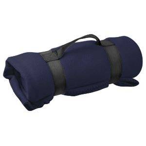 Плед "Soft", темно-синий, 135х150 см, флис 250 гр/м2, шелкография