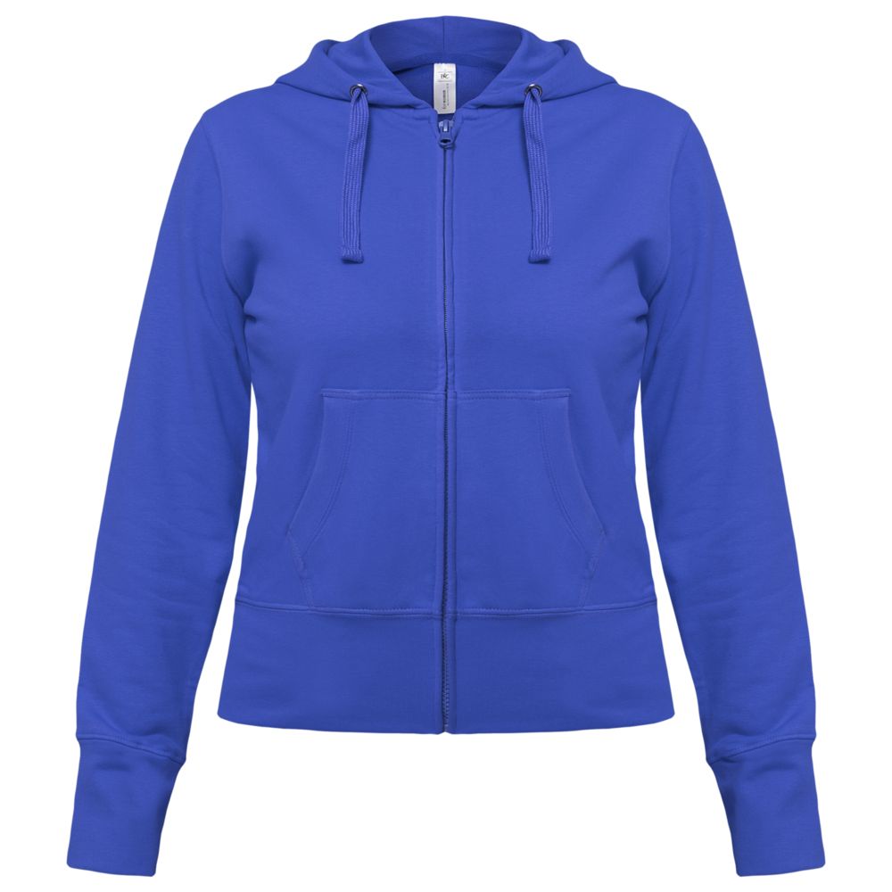 Толстовка женская Hooded Full Zip ярко-синяя, размер XS Толстовка женская Hooded Full Zip ярко-синяя, размер XS
