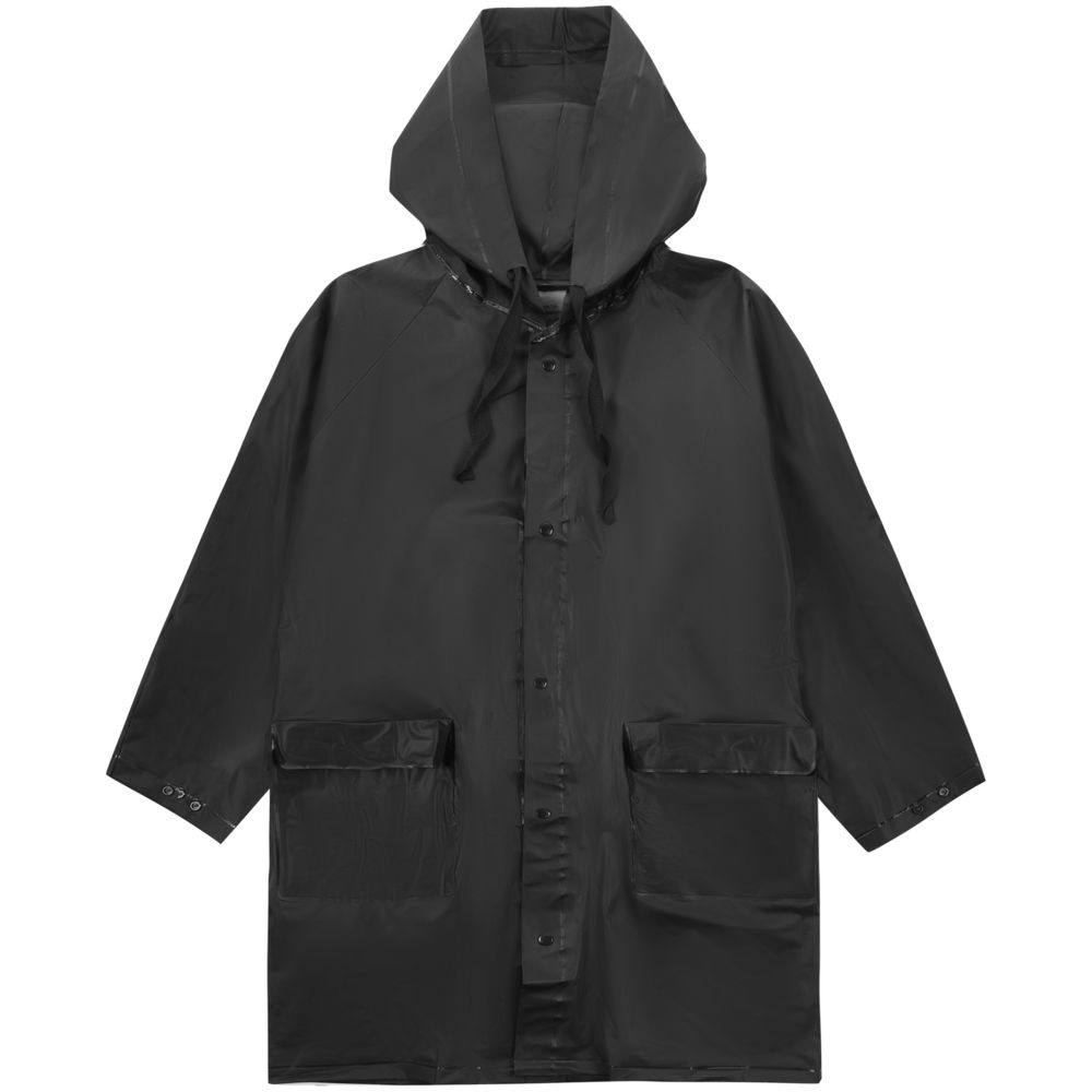 Дождевик детский RainDrop Kids, черный, 8 лет (рост 118-128) Дождевик детский RainDrop Kids, черный, 8 лет (рост 118-128)