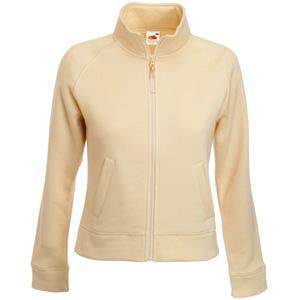 Толстовка "Lady-Fit Sweat Jacket", цвет слоновой кости_XS, 75% х/б, 25% п/э, 280 г/м2 Толстовка "Lady-Fit Sweat Jacket", цвет слоновой кости_XS, 75% х/б, 25% п/э, 280 г/м2