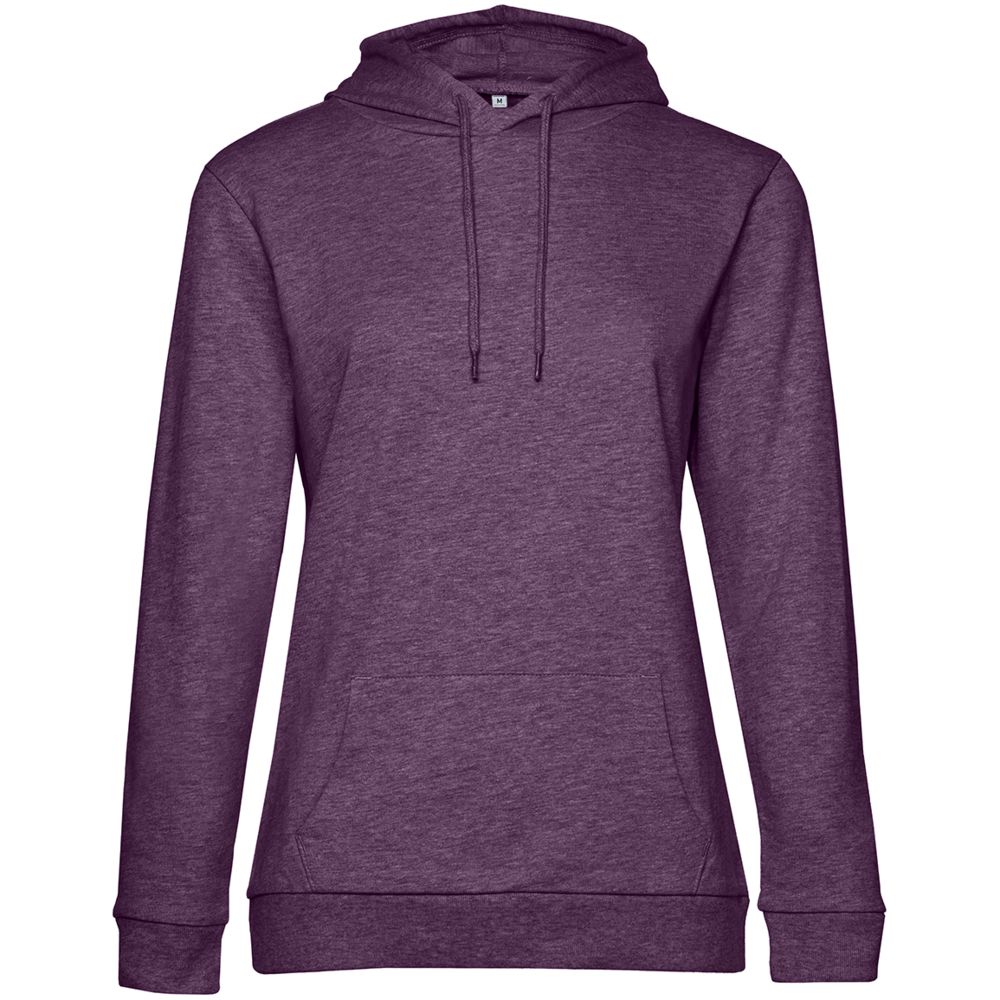 Толстовка с капюшоном женская Hoodie, фиолетовый меланж, размер XS Толстовка с капюшоном женская Hoodie, фиолетовый меланж, размер XS