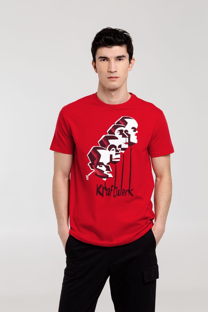 Футболка «Меламед. Kraftwerk», красная, размер S Футболка «Меламед. Kraftwerk», красная, размер S