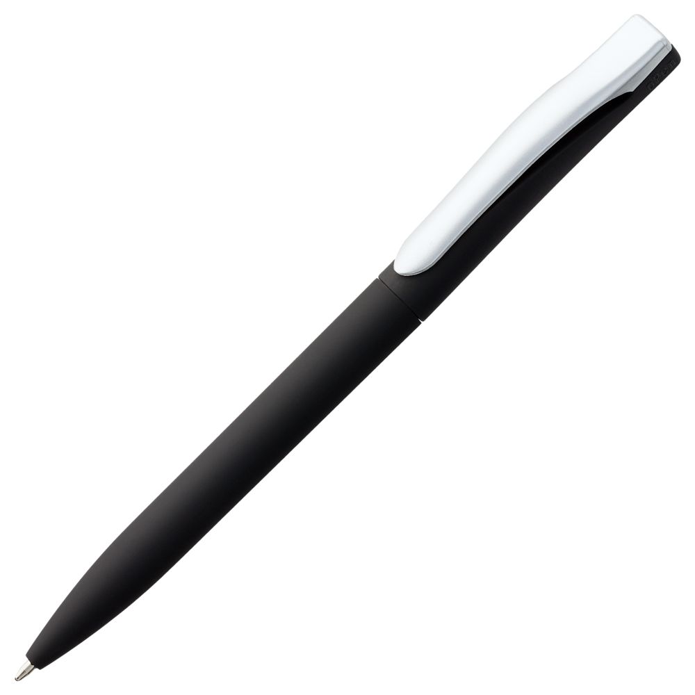 Ручка шариковая Pin Soft Touch, черная Ручка шариковая Pin Soft Touch, черная