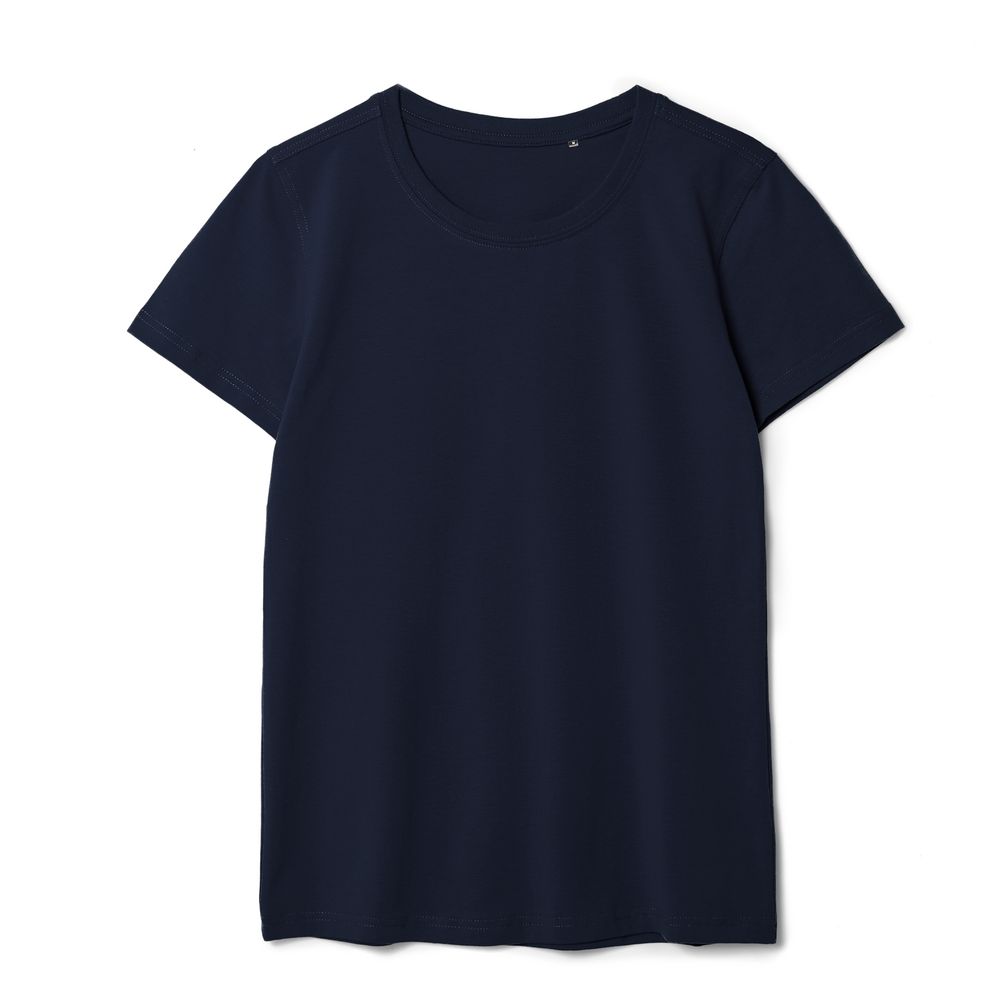 Футболка женская T-bolka Stretch Lady, темно-синяя (navy), размер S Футболка женская T-bolka Stretch Lady, темно-синяя (navy), размер S