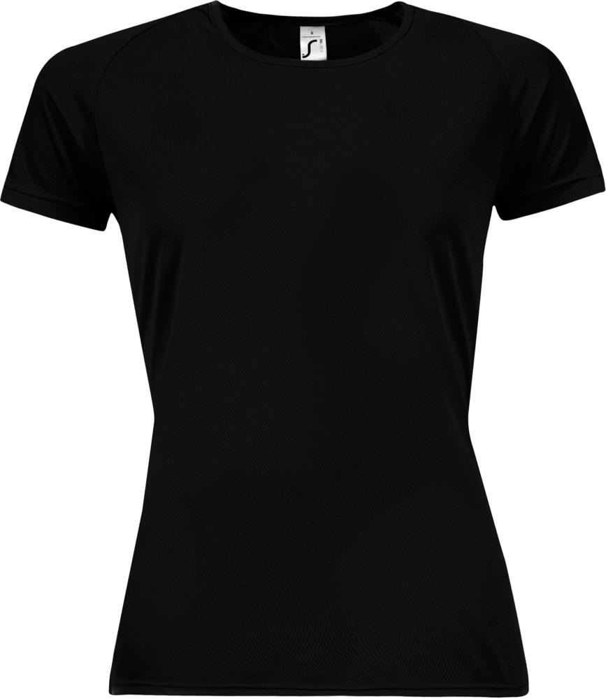 Футболка женская Sporty Women 140 черная, размер XS Футболка женская Sporty Women 140 черная, размер XS