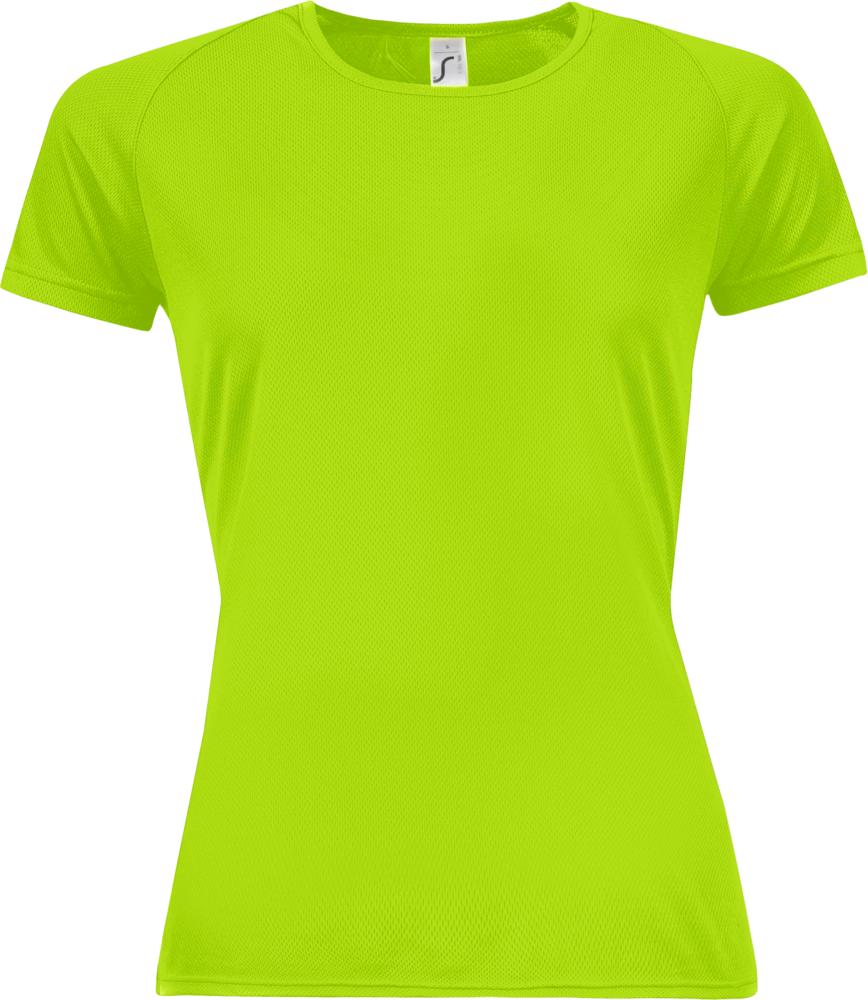 Футболка женская Sporty Women 140 зеленый неон, размер XS Футболка женская Sporty Women 140 зеленый неон, размер XS