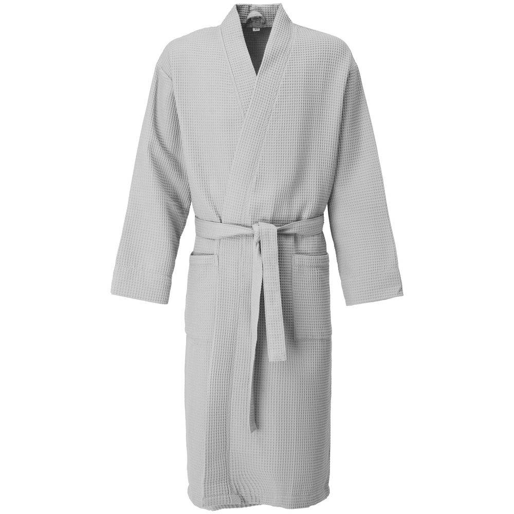 Халат вафельный Kimono, светло-серый, размер M/L Халат вафельный Kimono, светло-серый, размер M/L