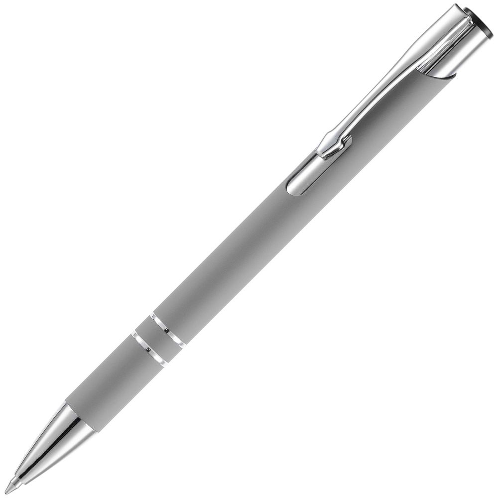 Ручка шариковая Keskus Soft Touch, серая Ручка шариковая Keskus Soft Touch, серая