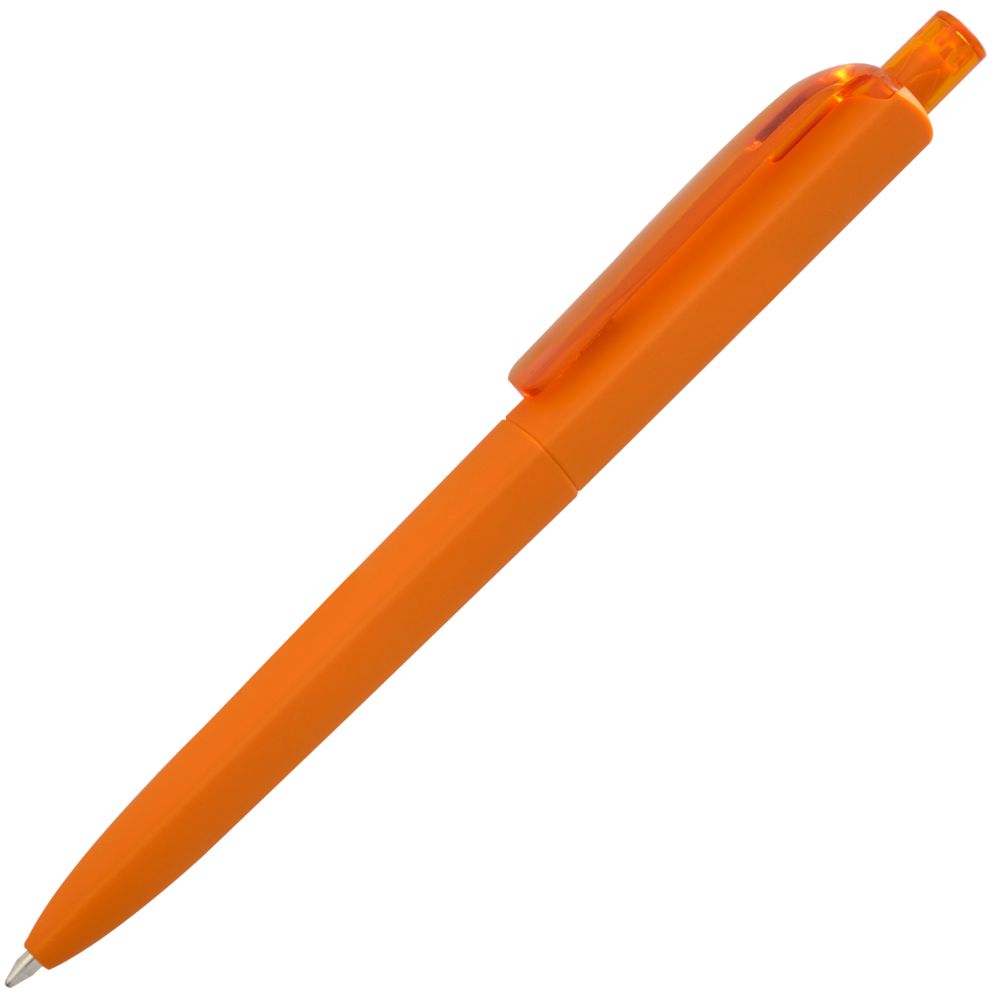 Ручка шариковая Prodir DS8 PRR-Т Soft Touch, оранжевая Ручка шариковая Prodir DS8 PRR-Т Soft Touch, оранжевая