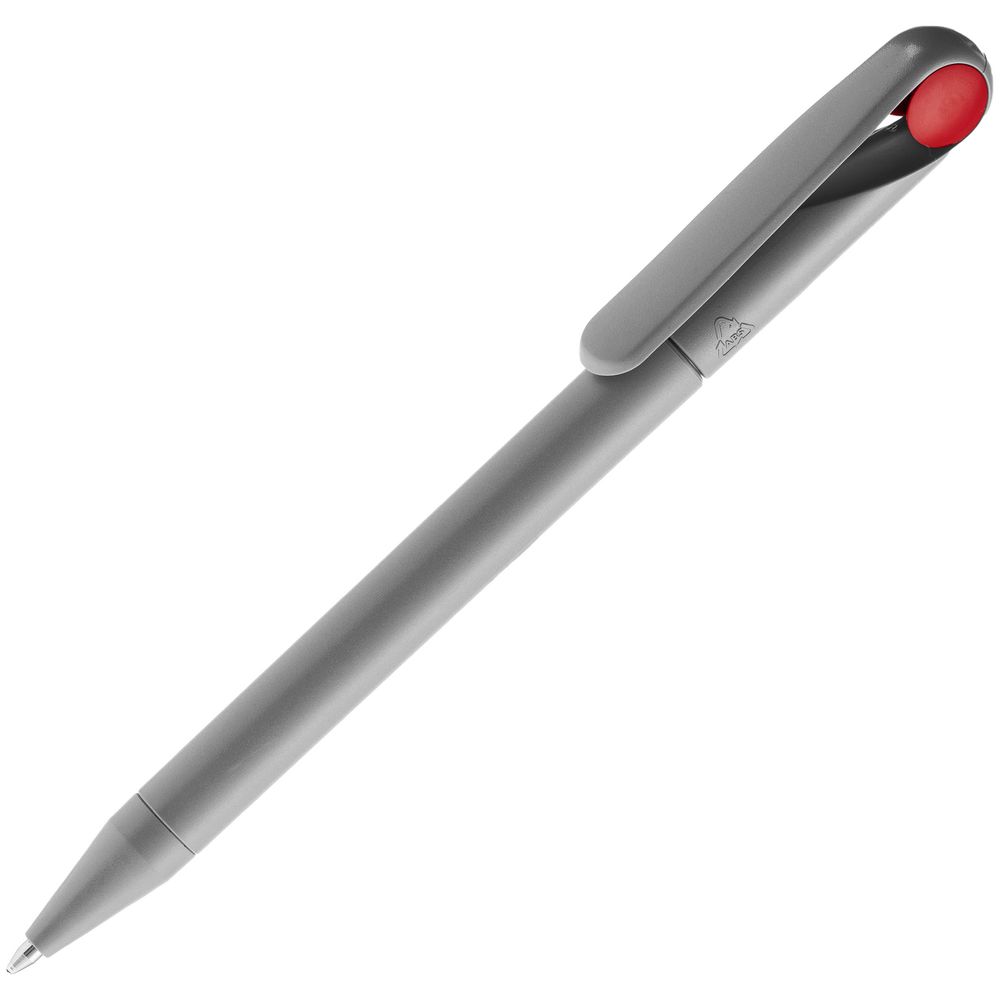 Ручка шариковая Prodir DS1 TMM Dot, серая с красным Ручка шариковая Prodir DS1 TMM Dot, серая с красным