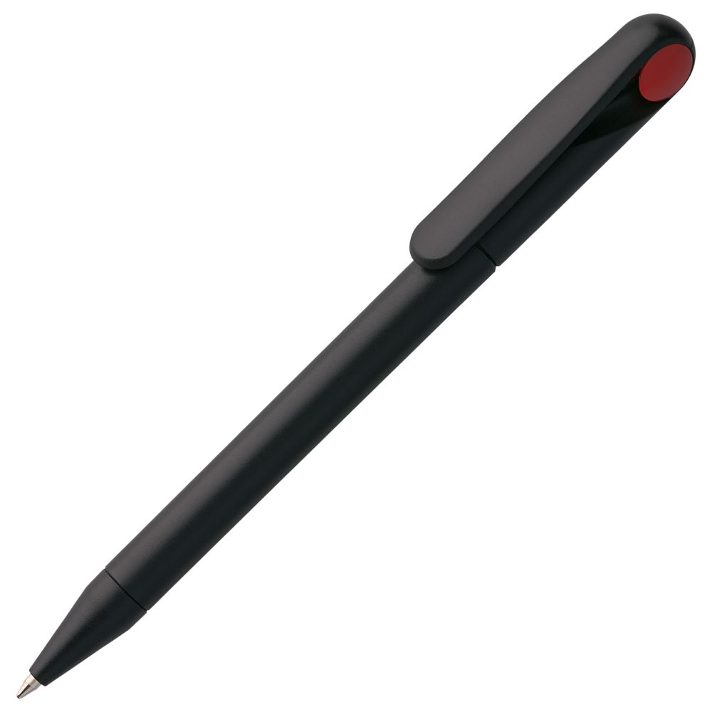 Ручка шариковая Prodir DS1 TMM Dot, черная с красным Ручка шариковая Prodir DS1 TMM Dot, черная с красным