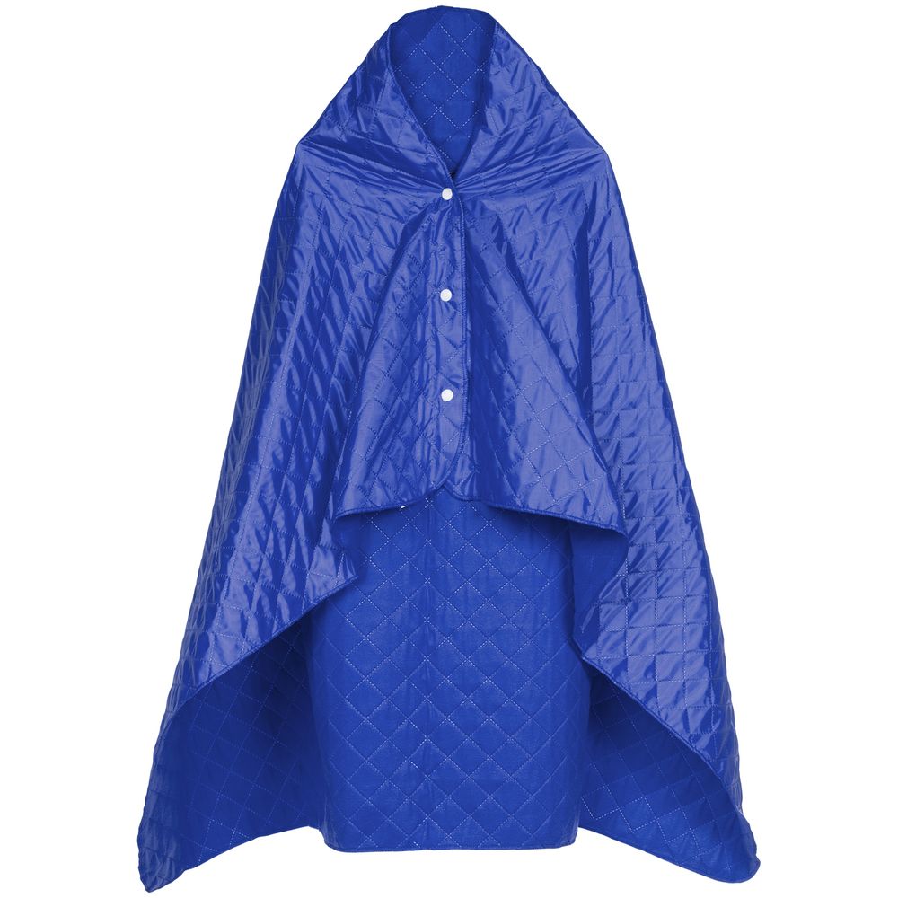 Плед-пончо для пикника SnapCoat, синий Плед-пончо для пикника SnapCoat, синий