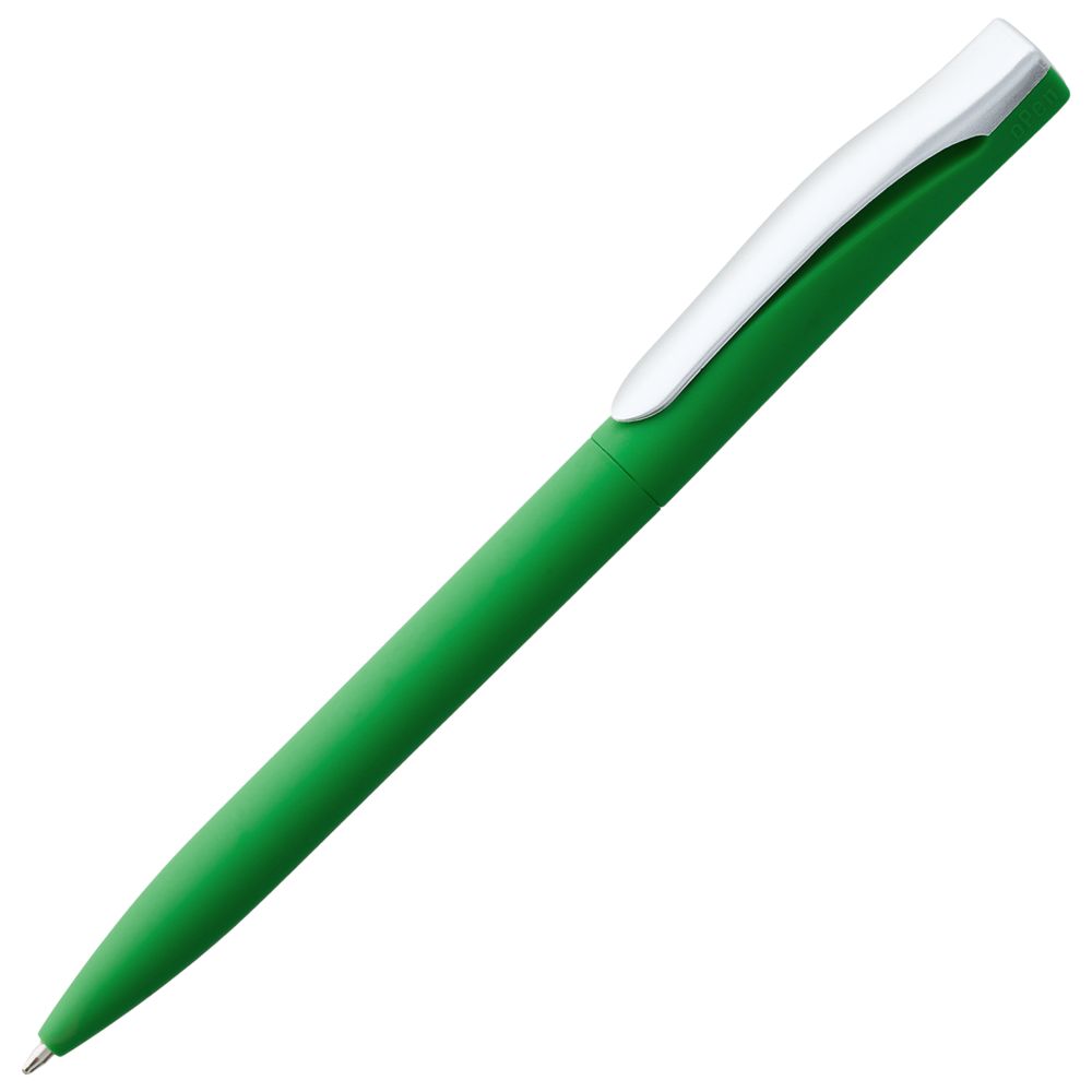 Ручка шариковая Pin Soft Touch, зеленая Ручка шариковая Pin Soft Touch, зеленая