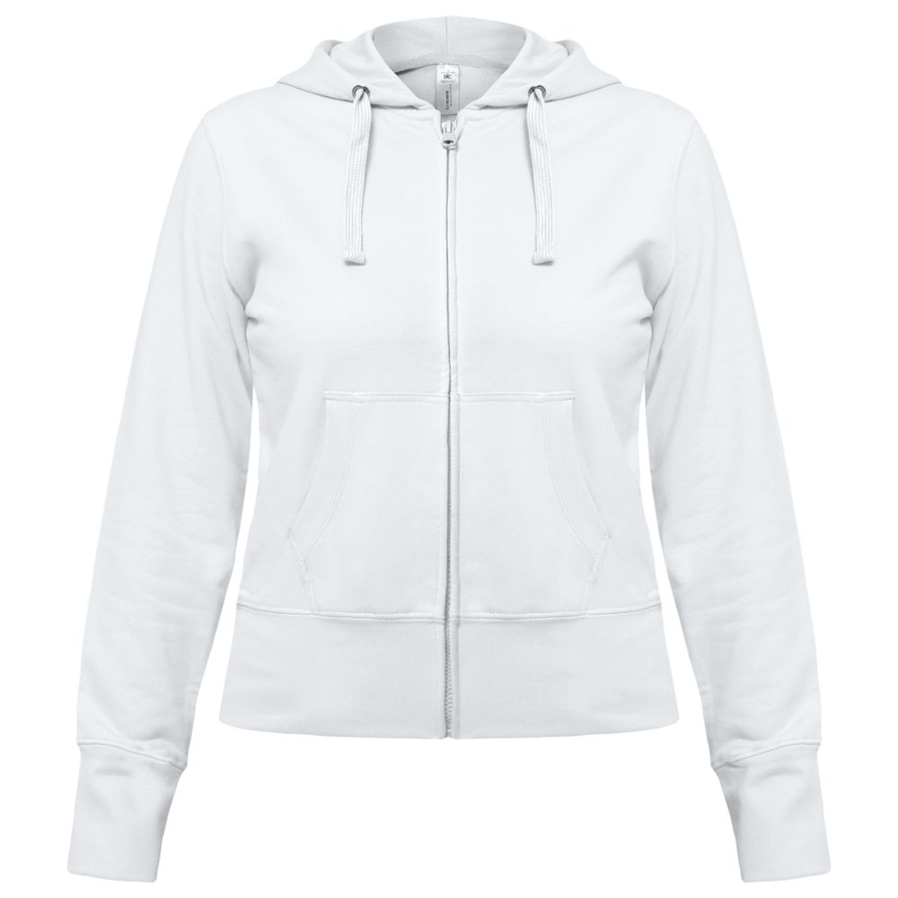 Толстовка женская Hooded Full Zip белая, размер XS Толстовка женская Hooded Full Zip белая, размер XS