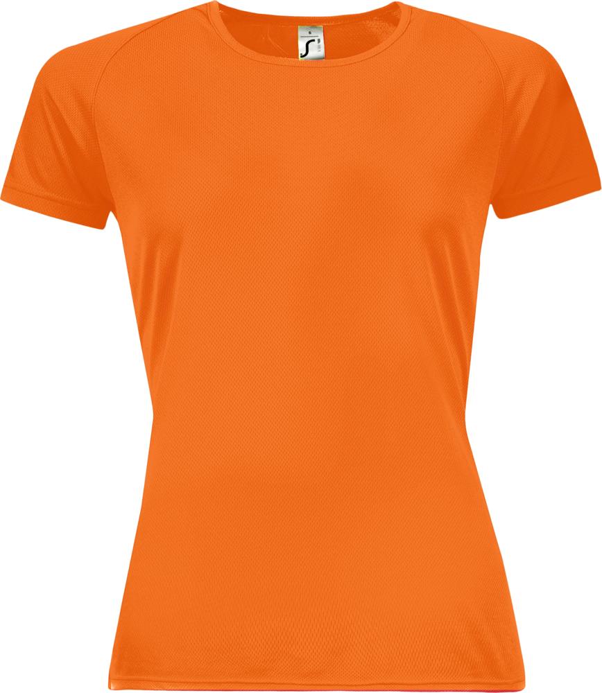 Футболка женская Sporty Women 140 оранжевый неон, размер XS Футболка женская Sporty Women 140 оранжевый неон, размер XS