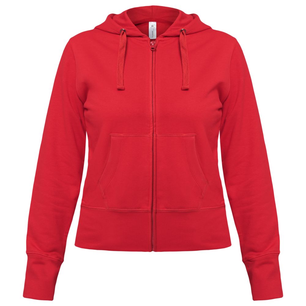 Толстовка женская Hooded Full Zip красная, размер XS Толстовка женская Hooded Full Zip красная, размер XS