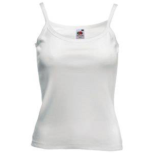 Майка "Lady-fit Strap T", белый_M, 100% х/б, 210 г/м2 Майка "Lady-fit Strap T", белый_M, 100% х/б, 210 г/м2