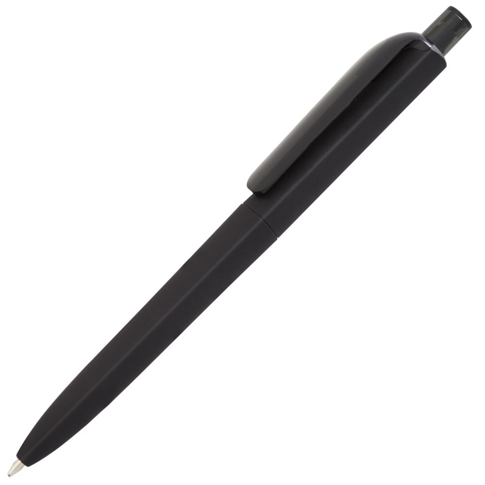 Ручка шариковая Prodir DS8 PRR-Т Soft Touch, черная Ручка шариковая Prodir DS8 PRR-Т Soft Touch, черная