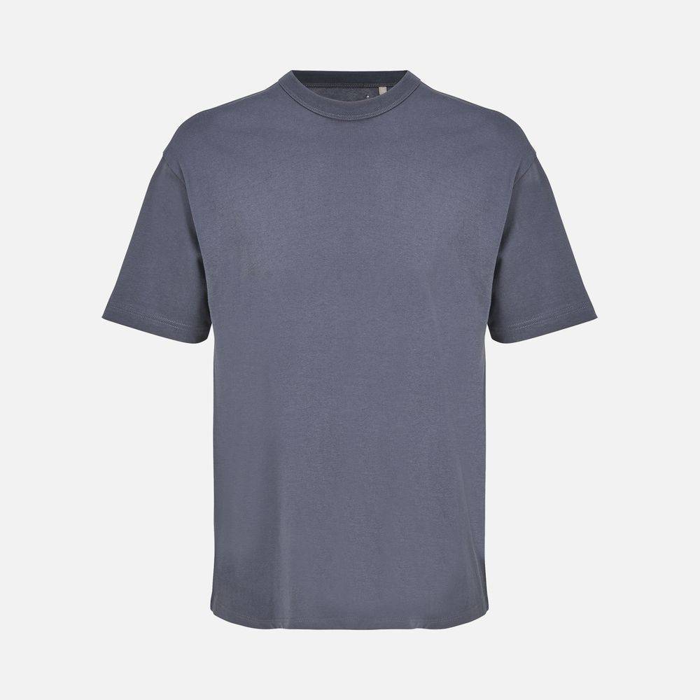 Футболка оверсайз мужская Boxy Men, темно-серая (графит), размер S