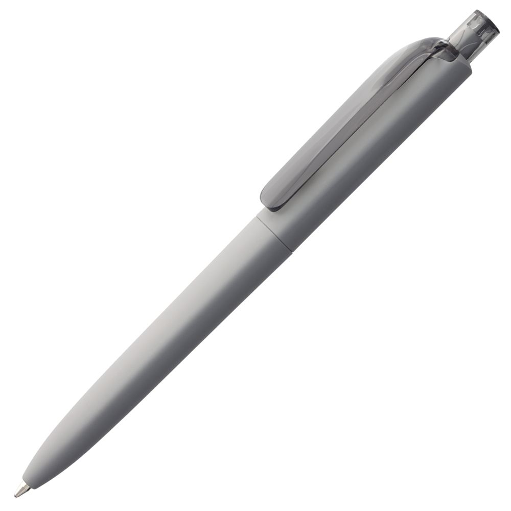 Ручка шариковая Prodir DS8 PRR-T Soft Touch, серая Ручка шариковая Prodir DS8 PRR-T Soft Touch, серая