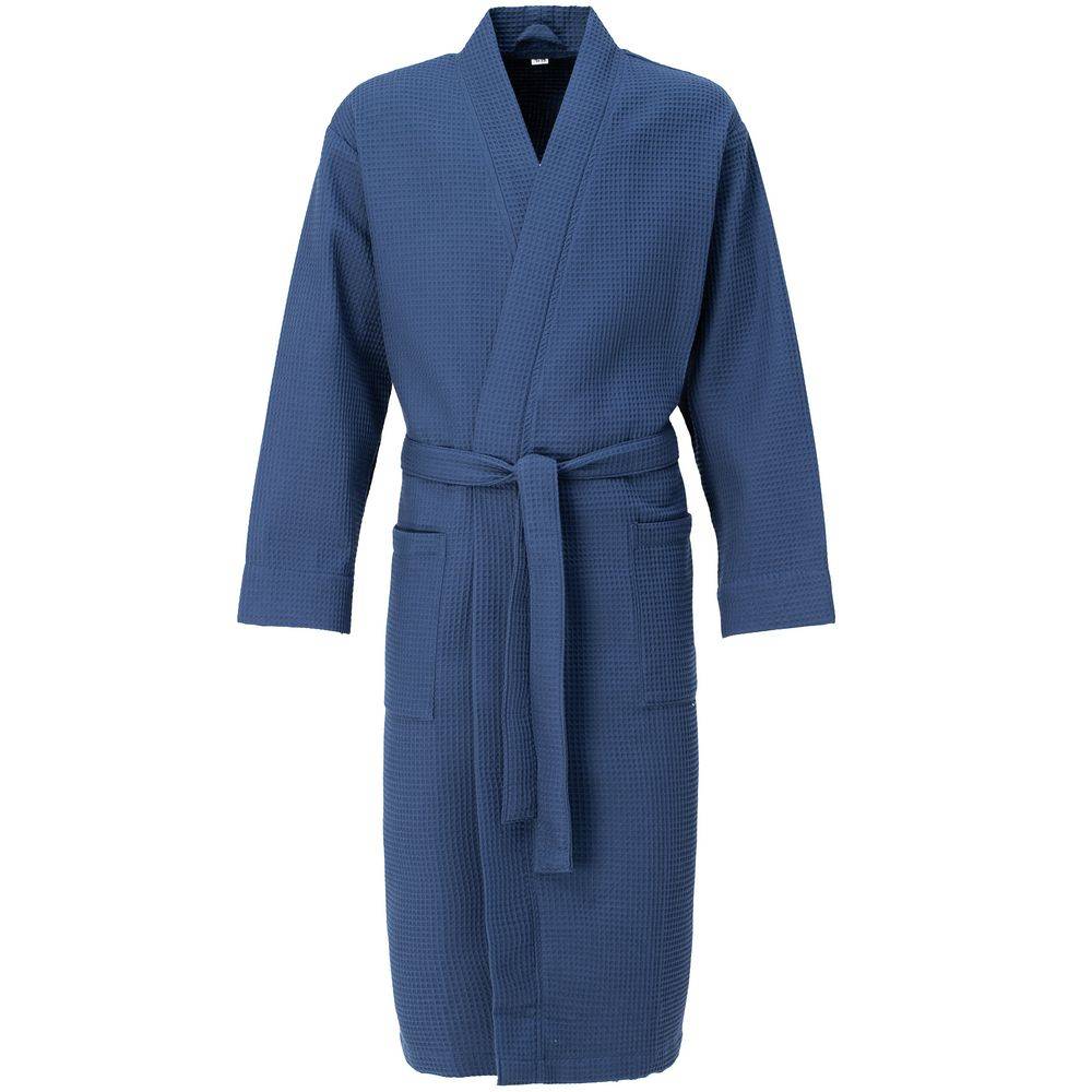 Халат вафельный Kimono, темно-синий, размер M/L Халат вафельный Kimono, темно-синий, размер M/L