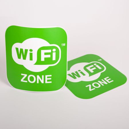 Наклейка из пленки невыгорающяя квадратная 15 см