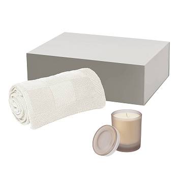 Подарочный набор Mizu, Cella (свеча, плед)