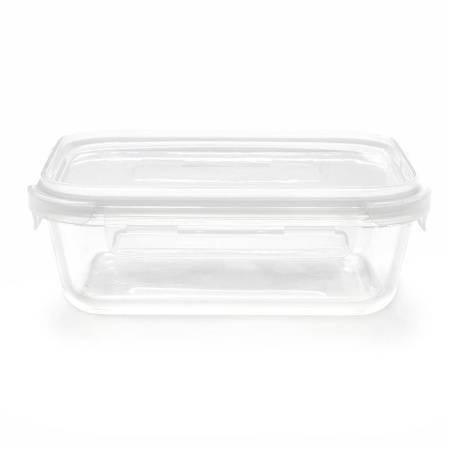 Контейнер Dinner из боросиликатного стекла, герметичный, белый