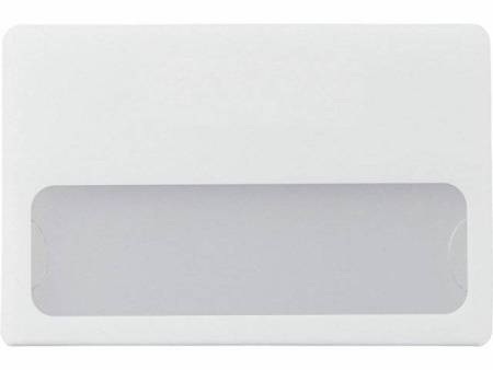 Бейдж с загибушкой(литой) 90х60мм, белый