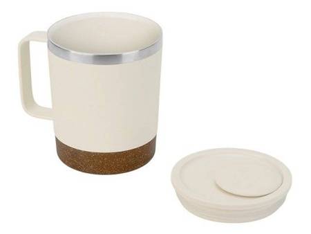 Стальная кружка с двойными стенками "Swipe", белый0,00