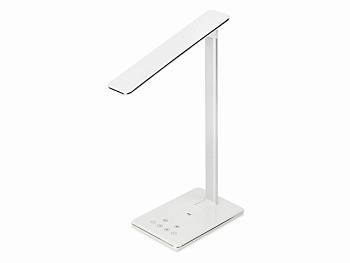 Настольная лампа с функцией беспроводной зарядки "Starline", белый (P)