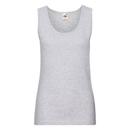 Майка женская "Lady-Fit Valueweight Vest", белый,XS, 97% хлопок,3%полиэстер