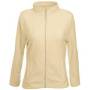 Толстовка "Lady-Fit Micro Jacket", бежевый_XS, 100% п/э