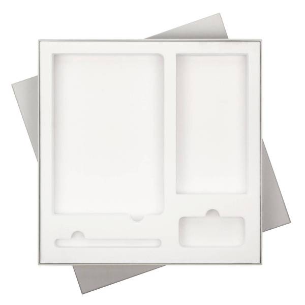 ПОДАРОЧНАЯ КОРОБКА ДЛЯ НАБОРА CИНЯЯ, 307*307 мм, светлый ложемент