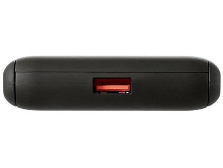 Беспроводной внешний аккумулятор с подсветкой лого и подставкой «Magflash», 10000 мАч, 15 Вт, черный