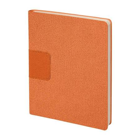 Бизнес-блокнот "Tweedi", 150х180 мм, красный, кремовая бумага, гибкая обложка