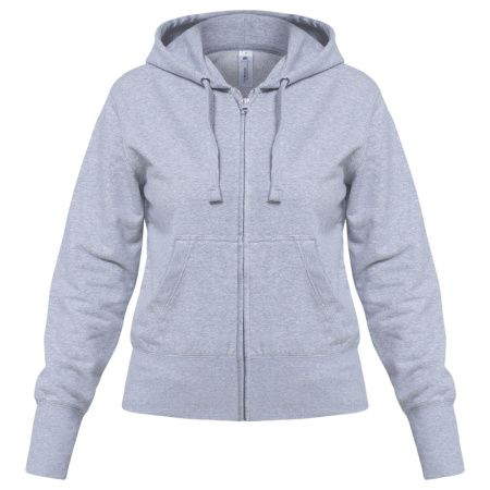 Толстовка женская Hooded Full Zip белая
