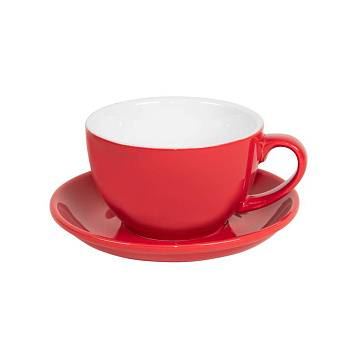 Чайная/кофейная пара CAPPUCCINO, красный, 260 мл, фарфор Чайная/кофейная пара CAPPUCCINO, красный, 260 мл, фарфор