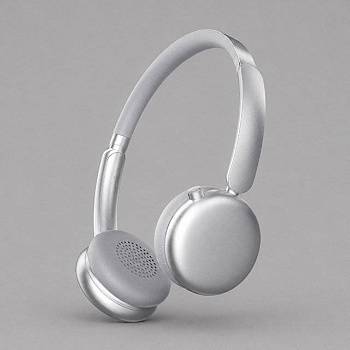 Беспроводные накладные наушники Stereo Light, BT 5.4, 300 мАч, cеребристый, Deppa