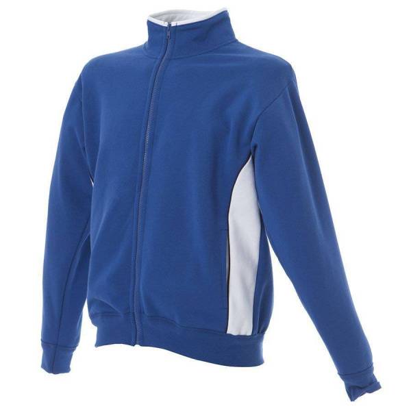 Толстовка женская "MESSINA", красный, серый_ S,  Италия, 80% х/б, 20% п/э