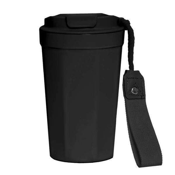 Термокружка MOVE ON, 400мл. белый, нержавеющая сталь, пластик