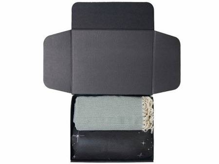 Подарочный набор с пледом, свечой и диффузором