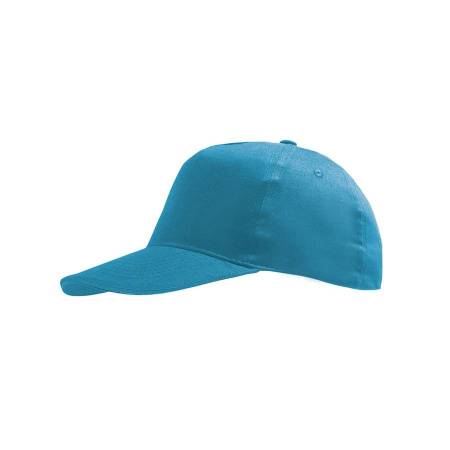 Бейсболка детская "SUNNY KIDS", 5 клиньев, на липучке, аквамарин, 100% хлопок