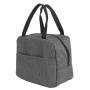 Термосумка "EAT", серый меланж, 24 x 21 x 12 см