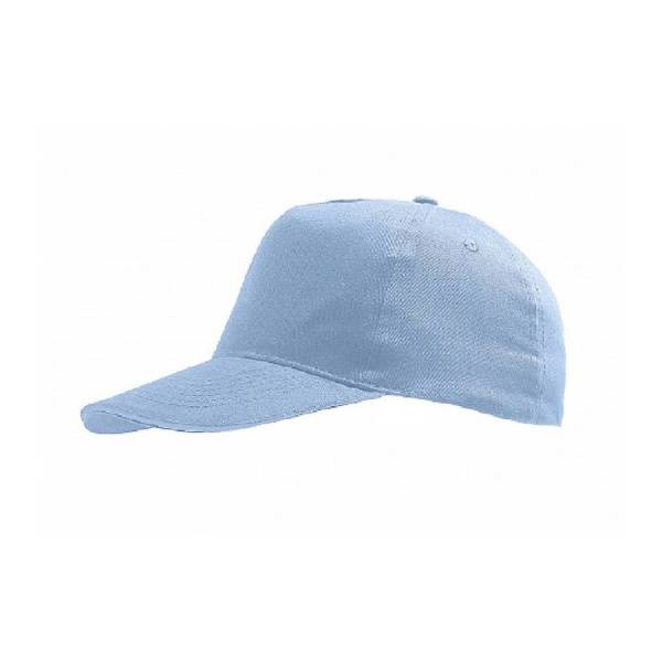 Бейсболка детская "SUNNY KIDS", 5 клиньев, на липучке, аквамарин, 100% хлопок
